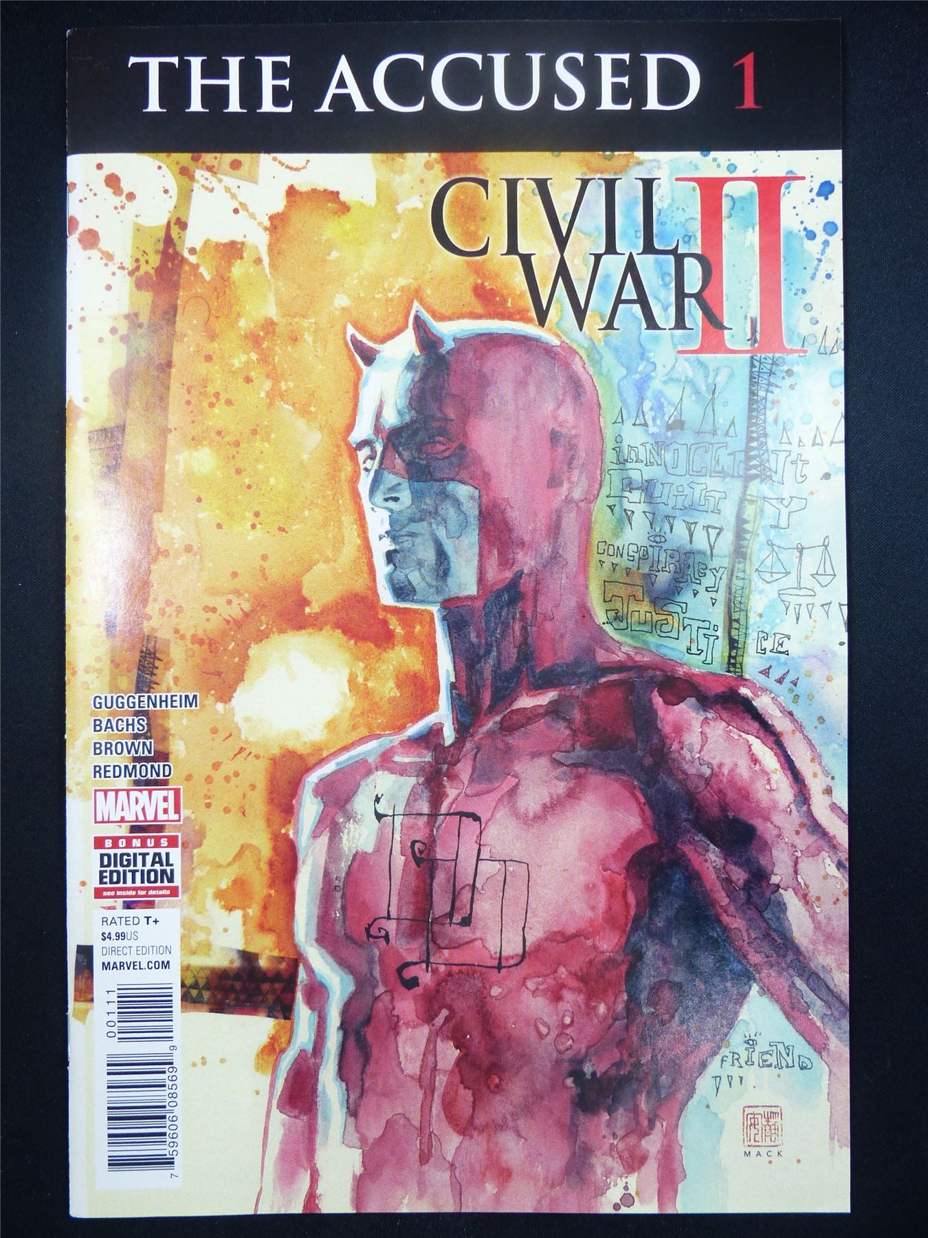 CIVIL War 2: The Accused #1 - Marvel Comic #J4