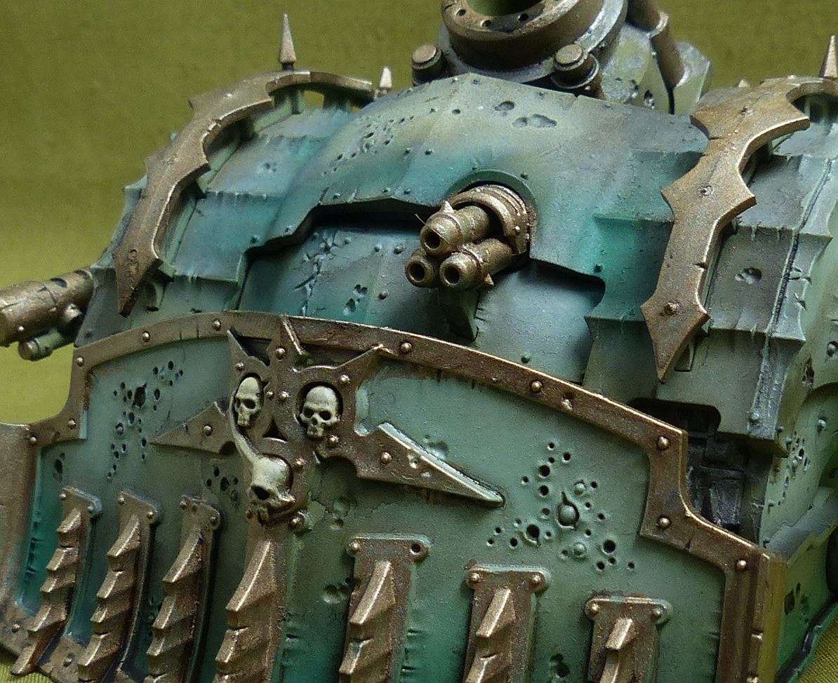 Plagueburst Crawler painted - Death Guard - Warhammer 40K #42R