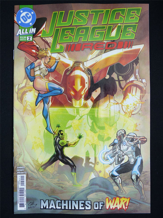JUSTICE league Red #2 - Nov 2025 DC Comic #42X