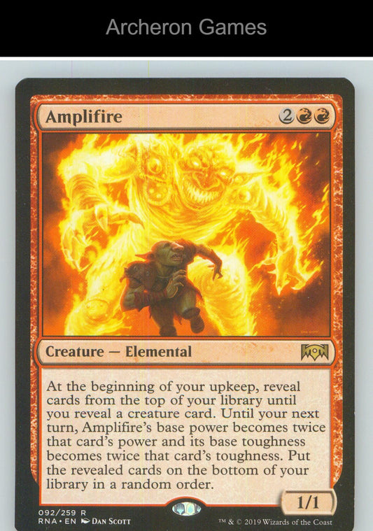 Amplifire RNA 92 R MTG Card NM/EX+