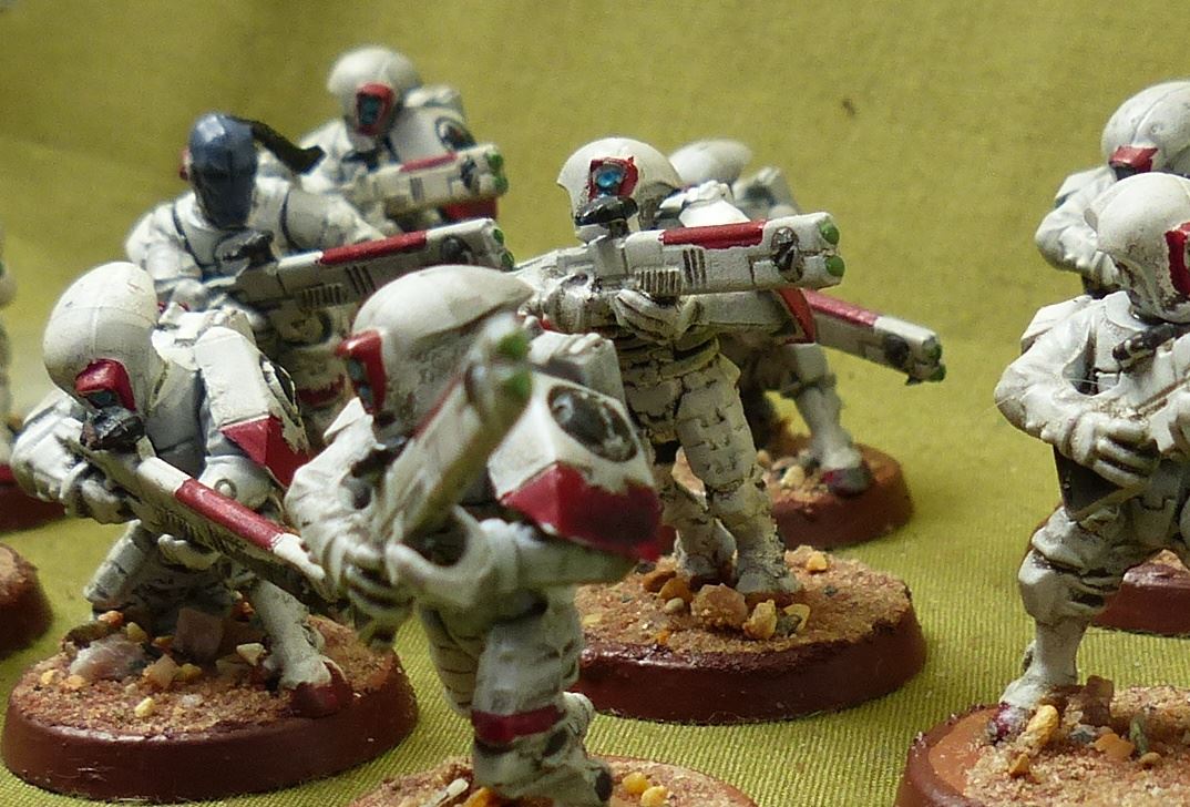 Fire Warriors Strike Team painted - Tau Empire - Warhammer 40K #JH