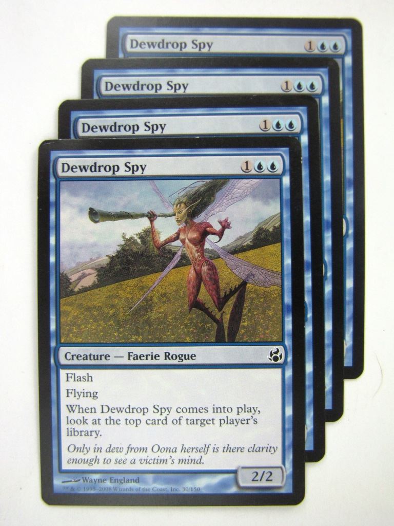MTG Magic Cards: DEWDROP SPY x4 # 8G58