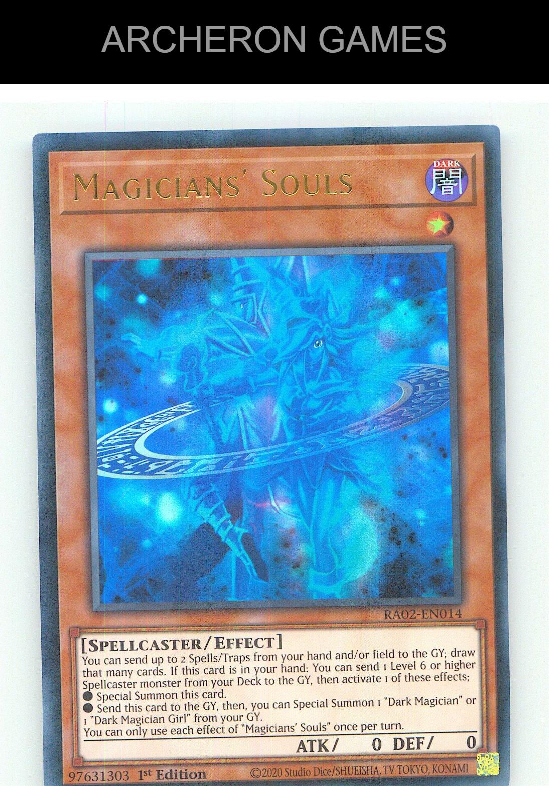 Magicians' Souls (UR) Ultra Rare YUGIOH Card 1st Edition