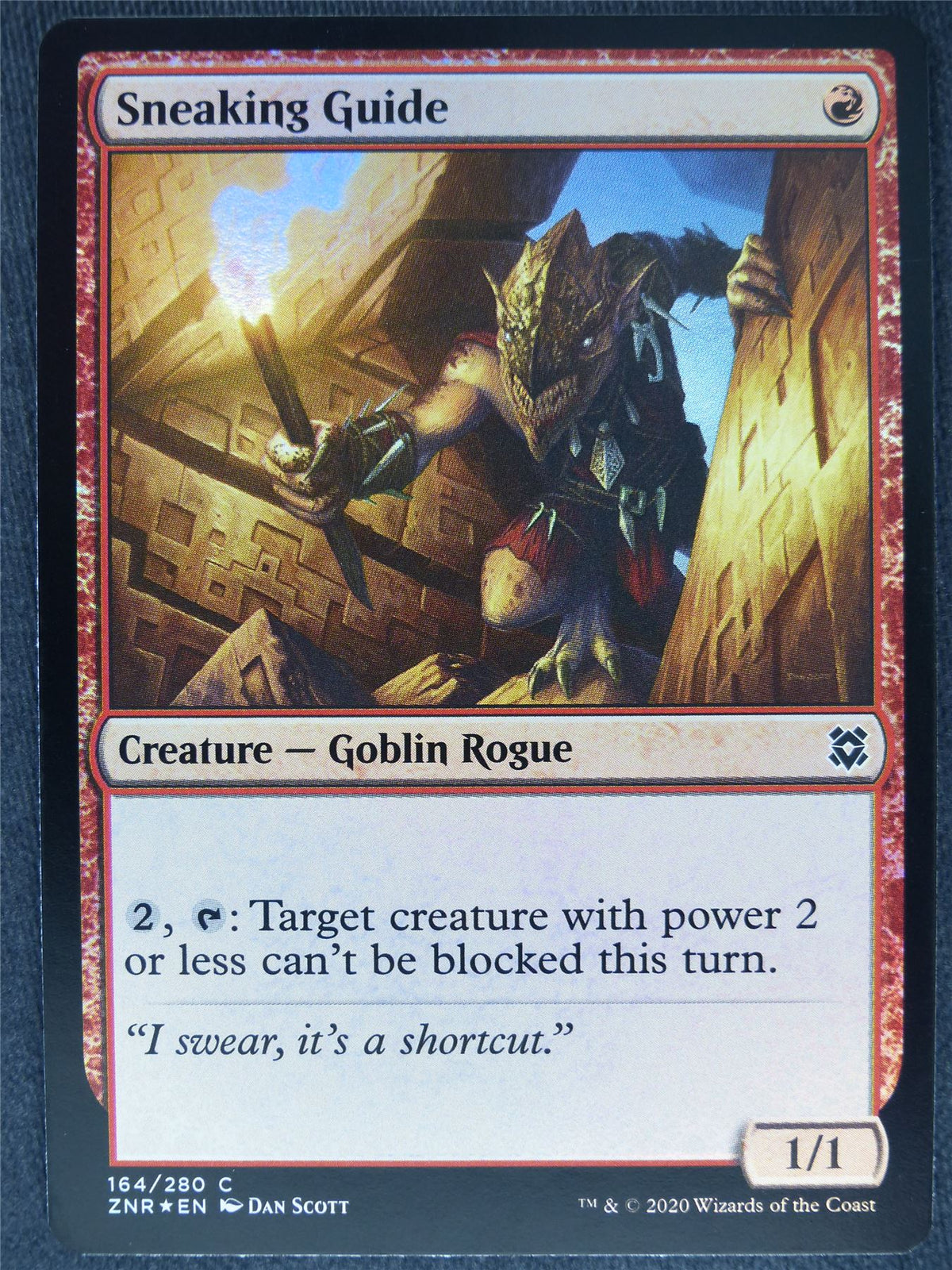 Sneaking Guide Foil Mint - Mtg Magic Cards #3P