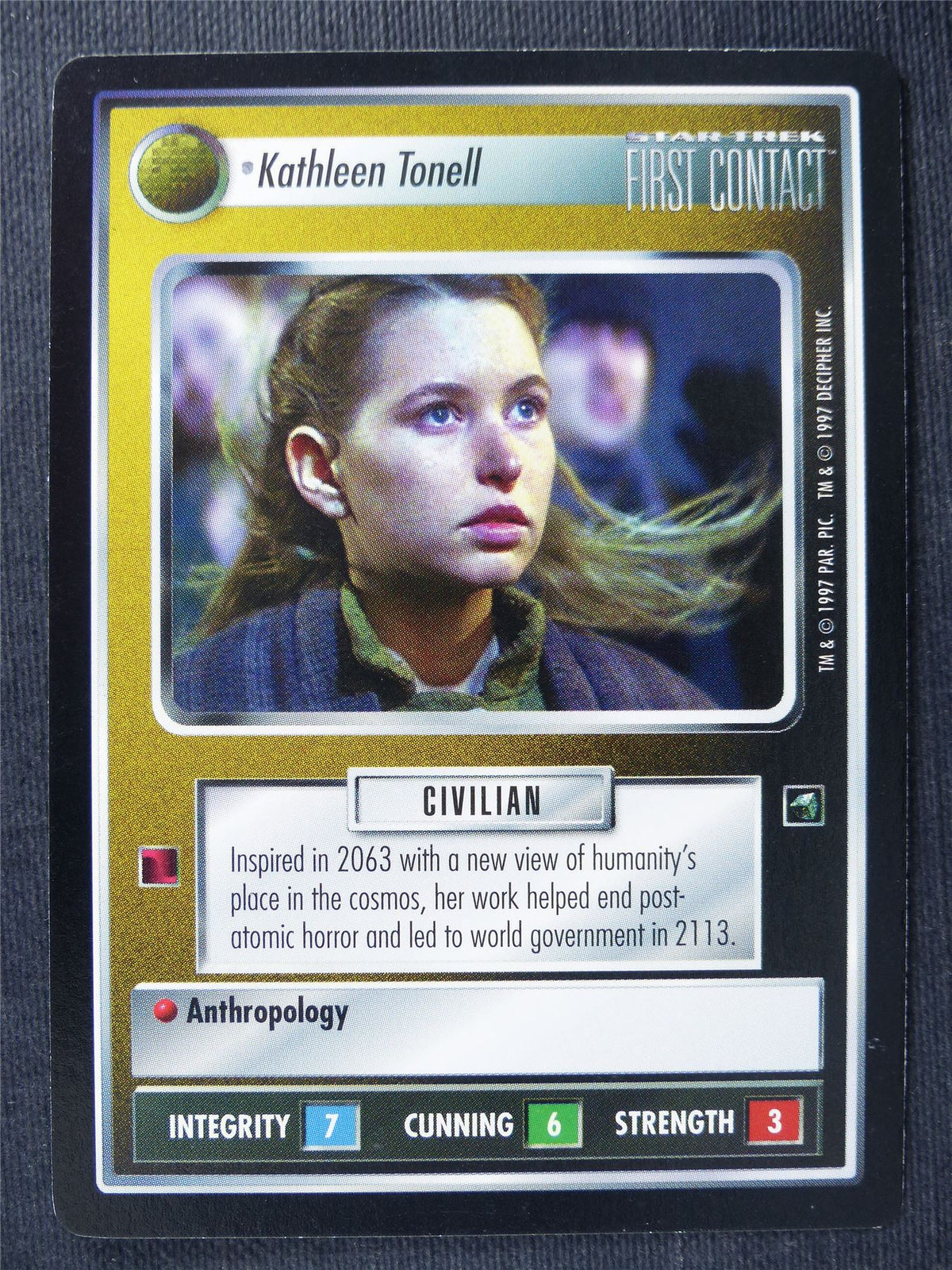 Kathleen Tonell - FC - Star Trek Cards #15J