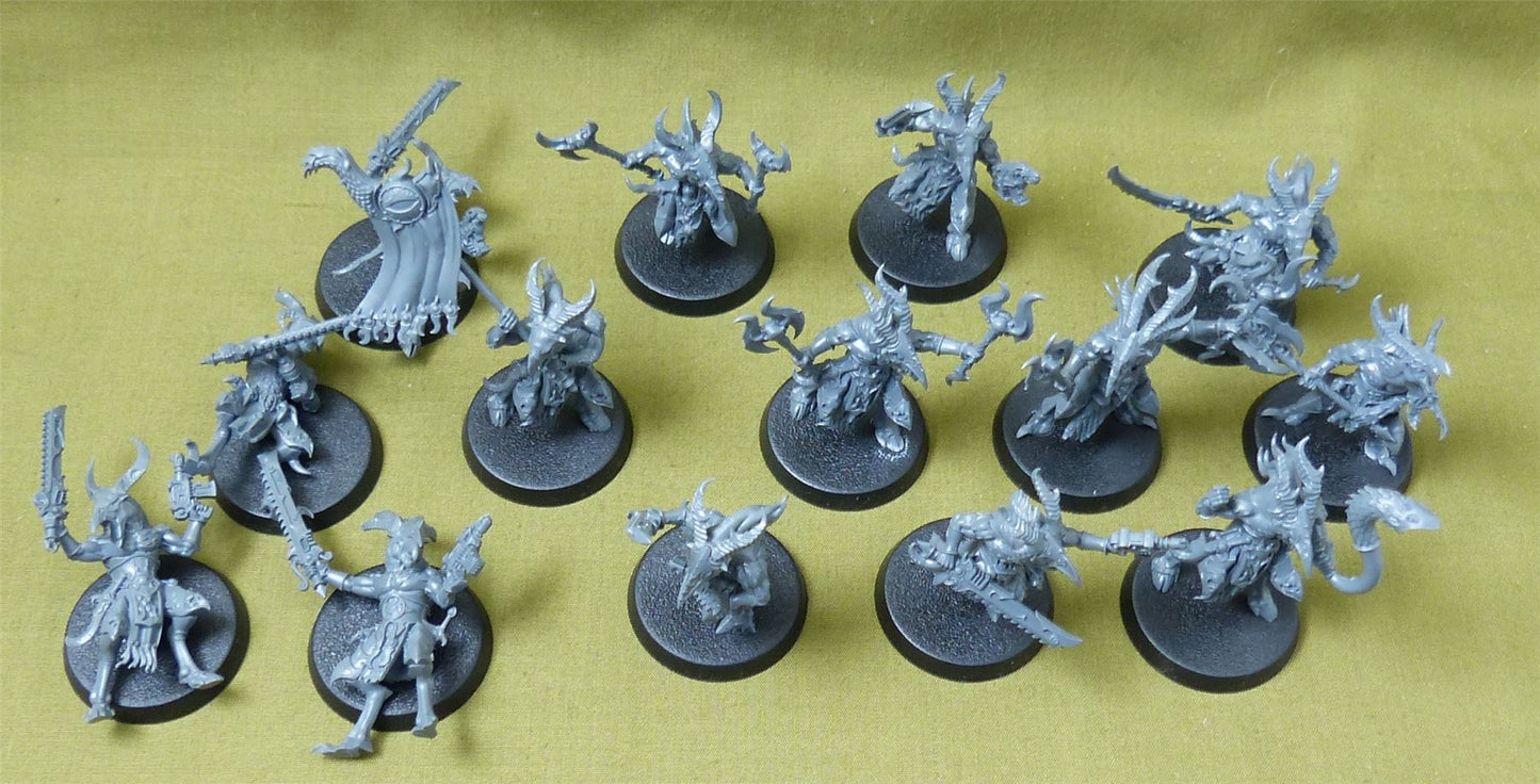 Tzaangors plus extras - Daemons of Tzeentch - Warhammer AoS #3ZZ