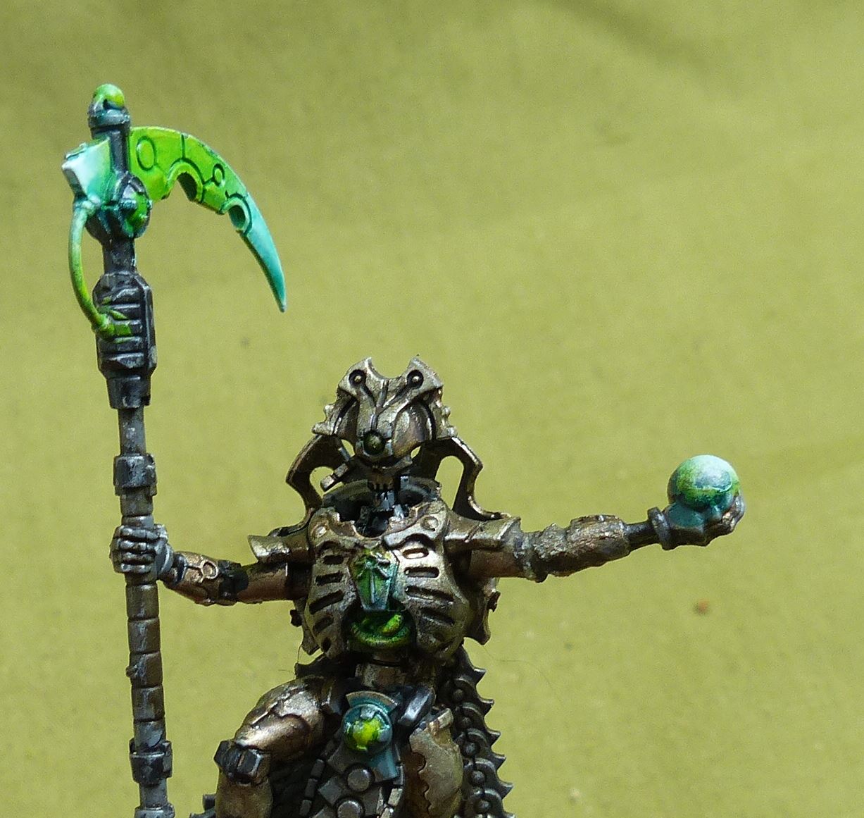 Necron Overlord painted - Necrons - Warhammer 40K #1QB