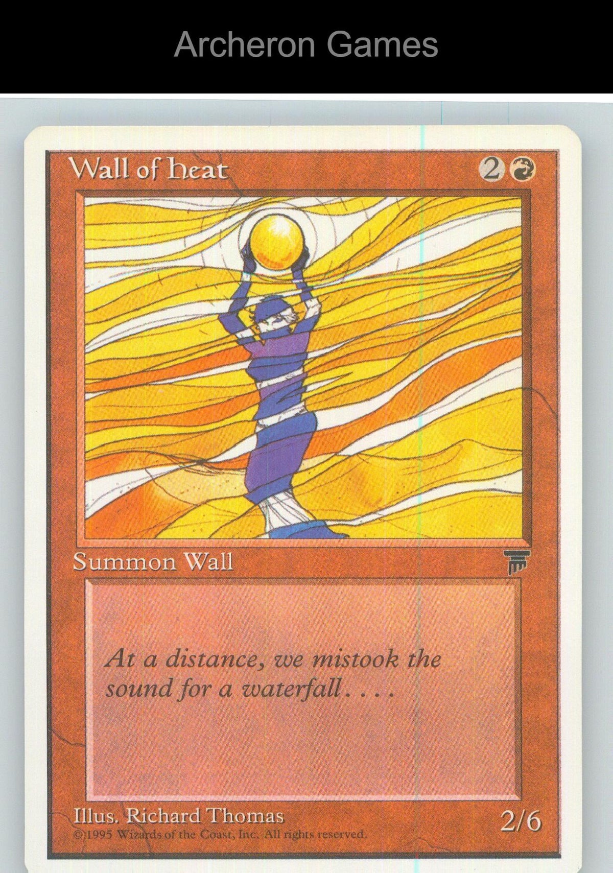 Wall of Heat CHR C MTG Card NM/EX+