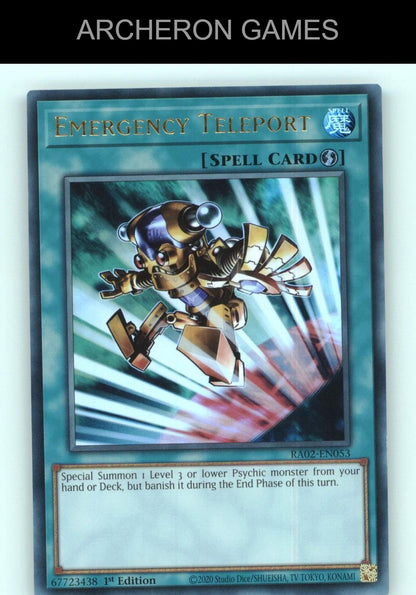 Emergency Teleport (PUR) Ultra Rare YUGIOH Card
