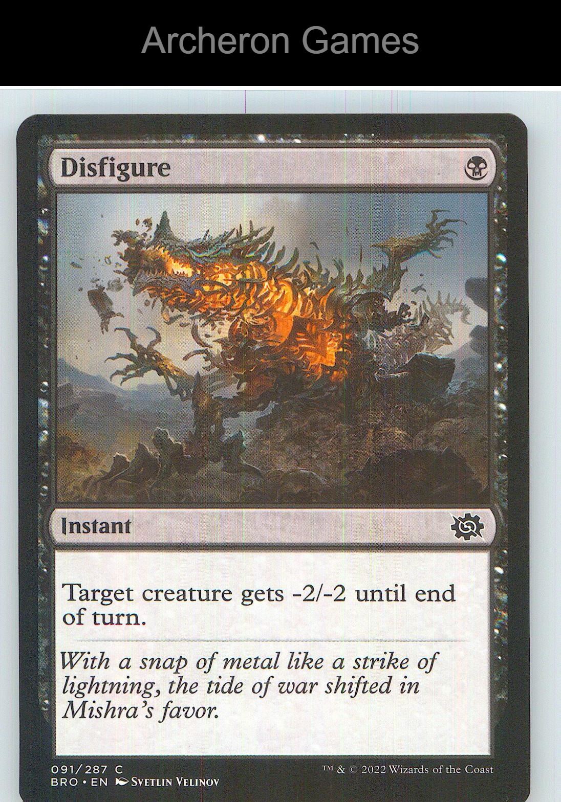 Disfigure BRO 91 C MTG Card NM/EX+