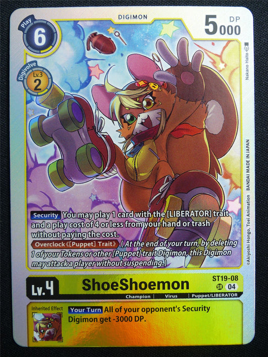 ShoeShoemon ST19-08 Foil - Digimon Card #30J