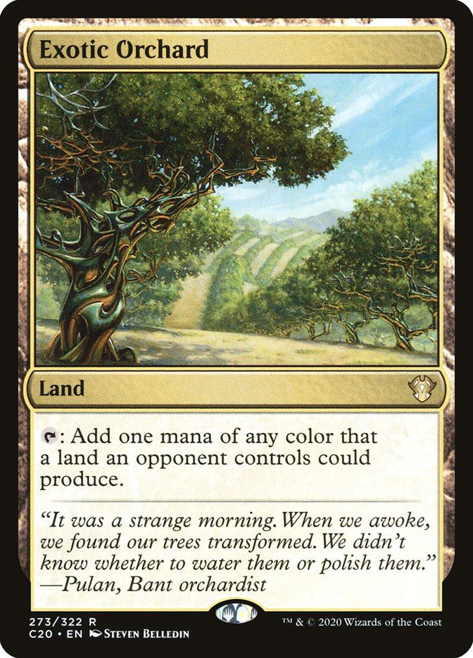 Mtg: C20 : Exotic Orchard -  - NM