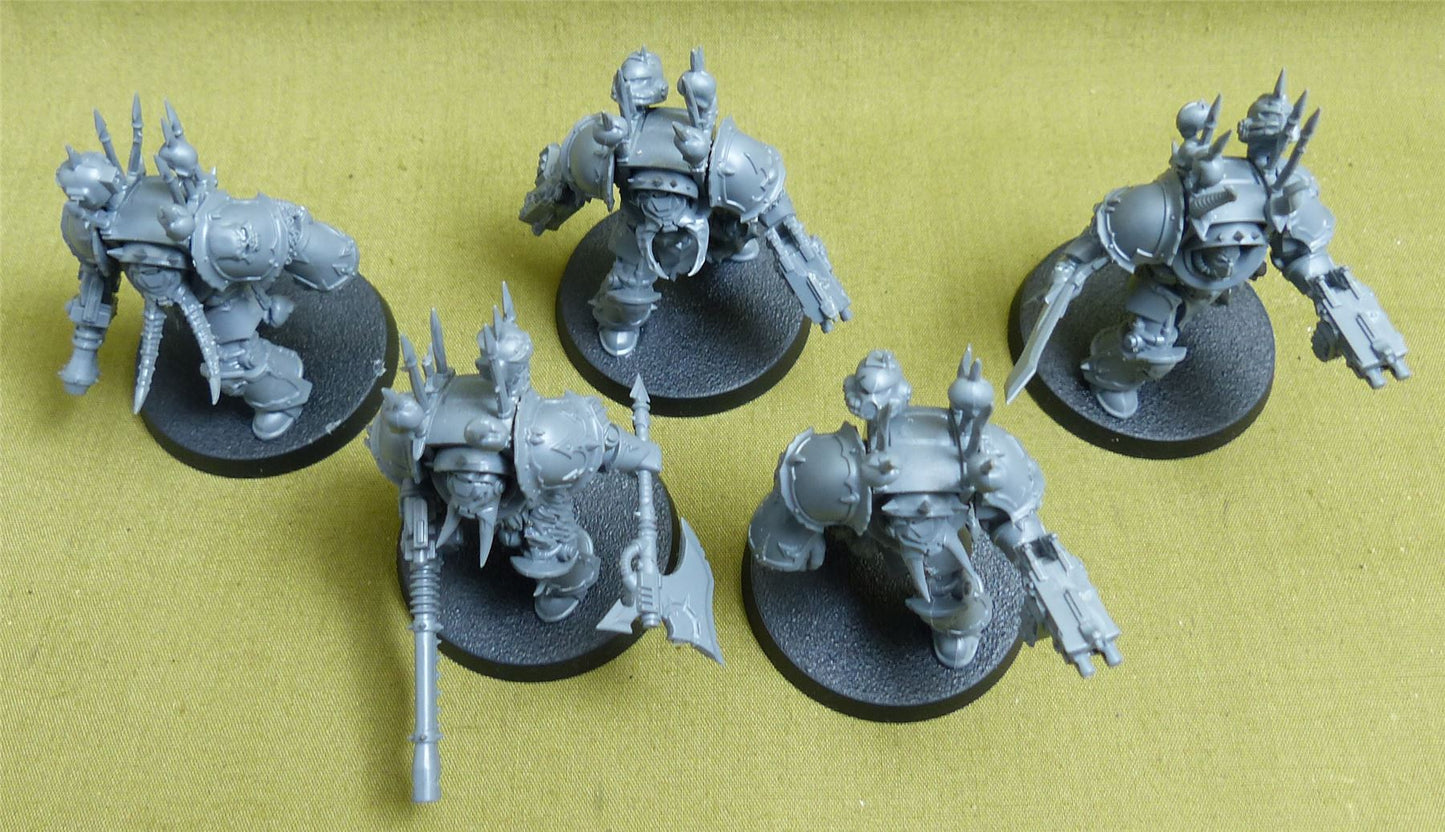 Chaos Terminator Squad - Chaos Space Marines - Warhammer 40K #43T