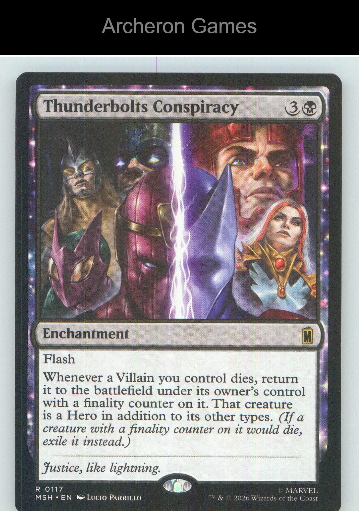 Thunderbolts Conspiracy MSH 117 R MTG Card NM/EX+