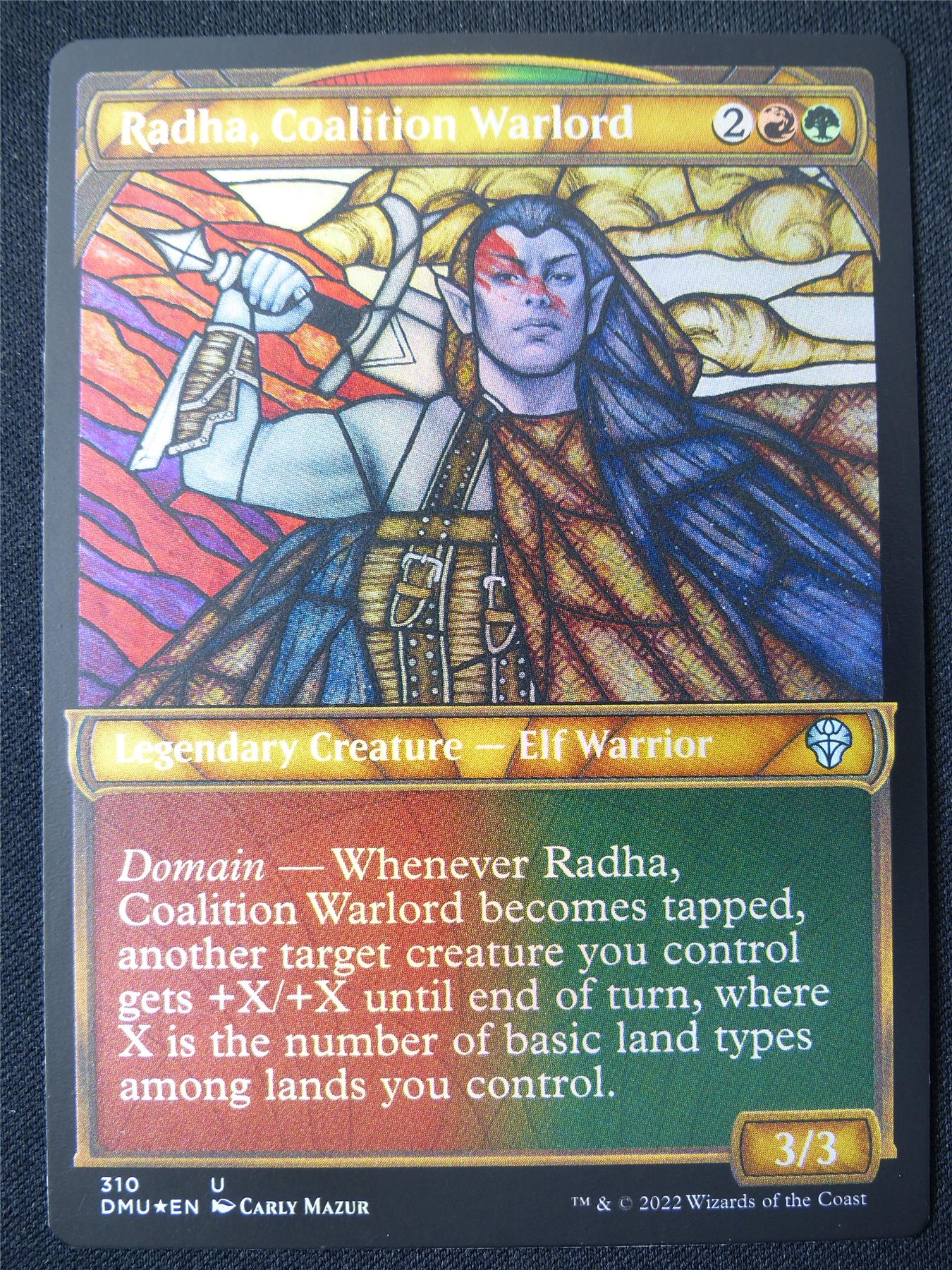 Radha Coalition Warlord Showcase Foil - DMU - Mtg Card #27G