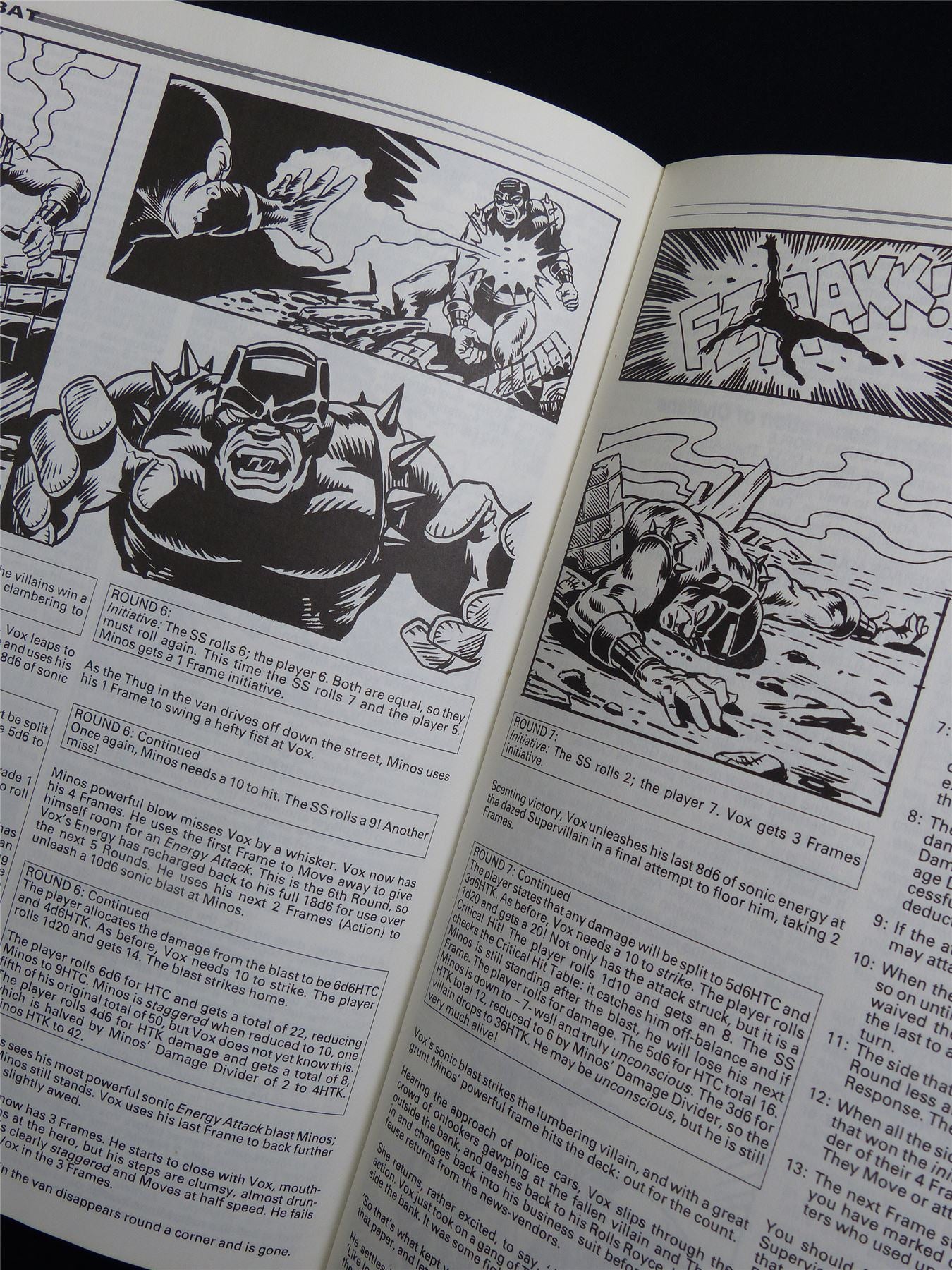 Supervisors Book: Golden Heroes Play-Aid - Games Workshop Roleplay Booklet #N8