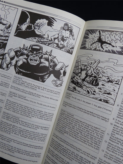 Supervisors Book: Golden Heroes Play-Aid - Games Workshop Roleplay Booklet #N8