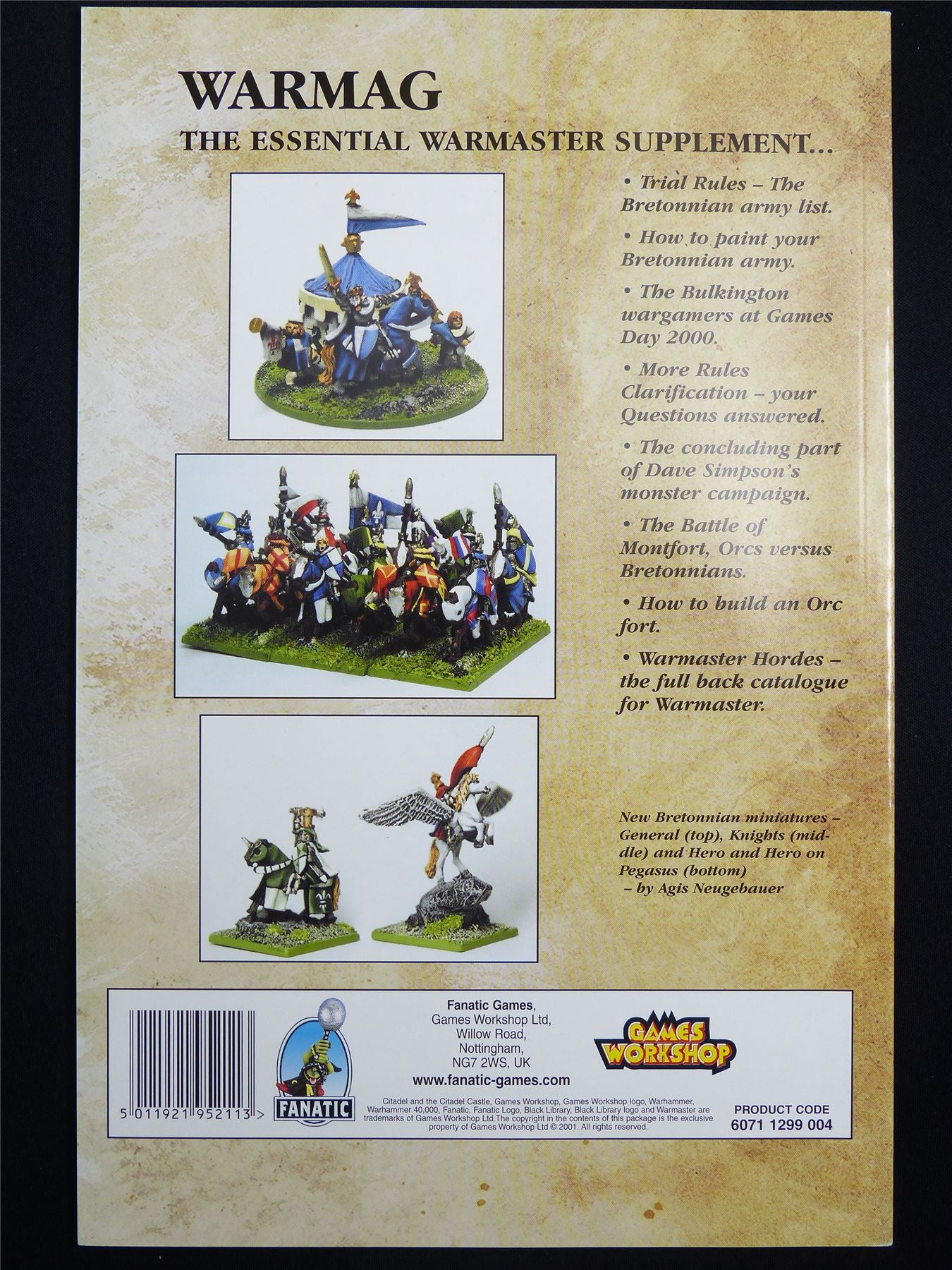 Warmaster #4 Join the Crusade - Games Workshop Magazine #1NG