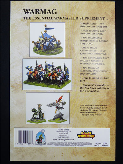 Warmaster #4 Join the Crusade - Games Workshop Magazine #1NG