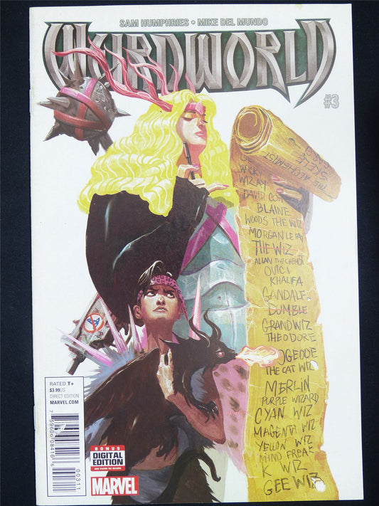 WEIRDWORLD #3 - Marvel Comic #UP