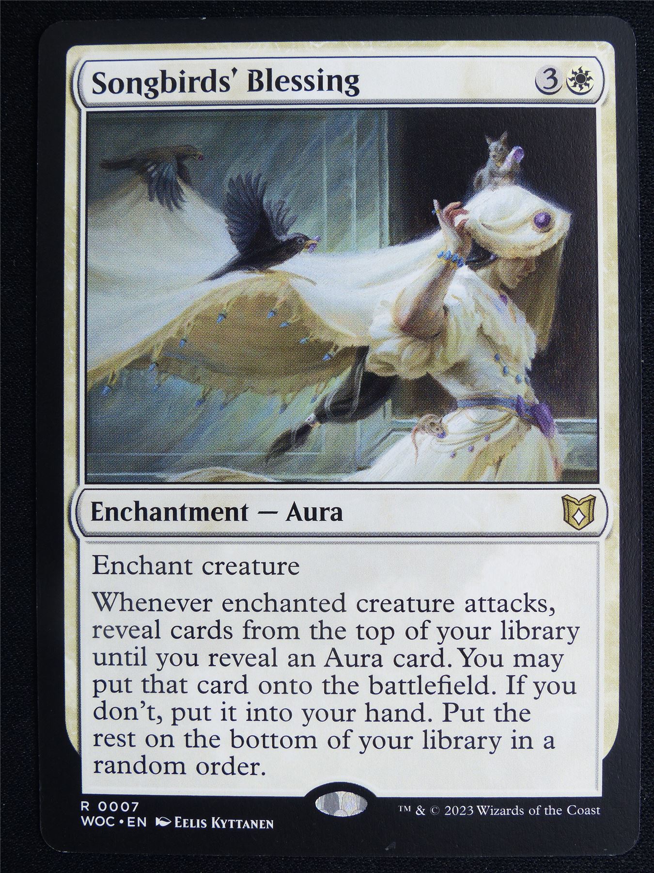 Songbirds' Blessing - WOC - Mtg Card #4N3