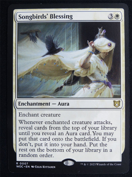 Songbirds' Blessing - WOC - Mtg Card #4N3