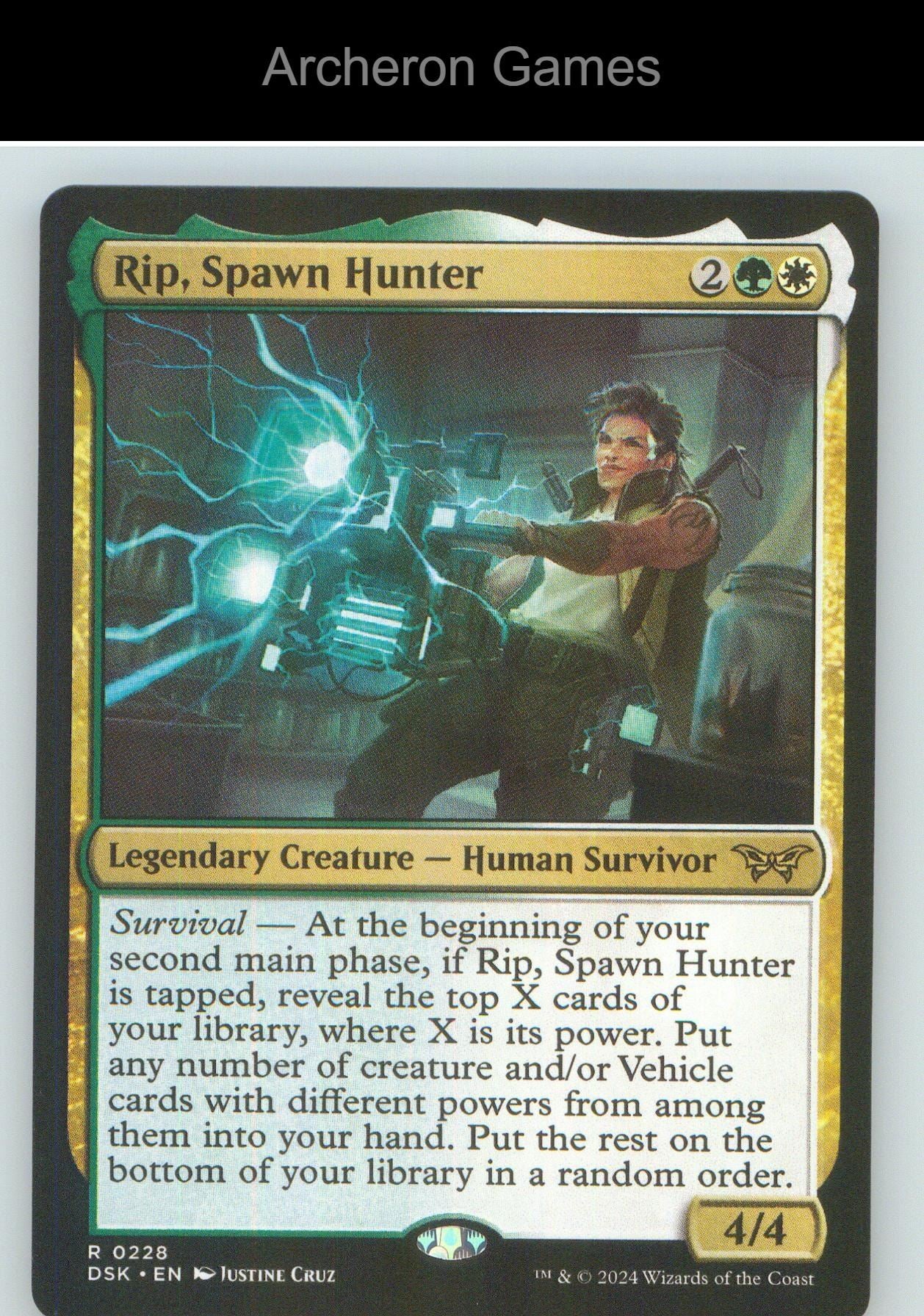 Rip, Spawn Hunter DSK 228 R MTG Card NM/EX+