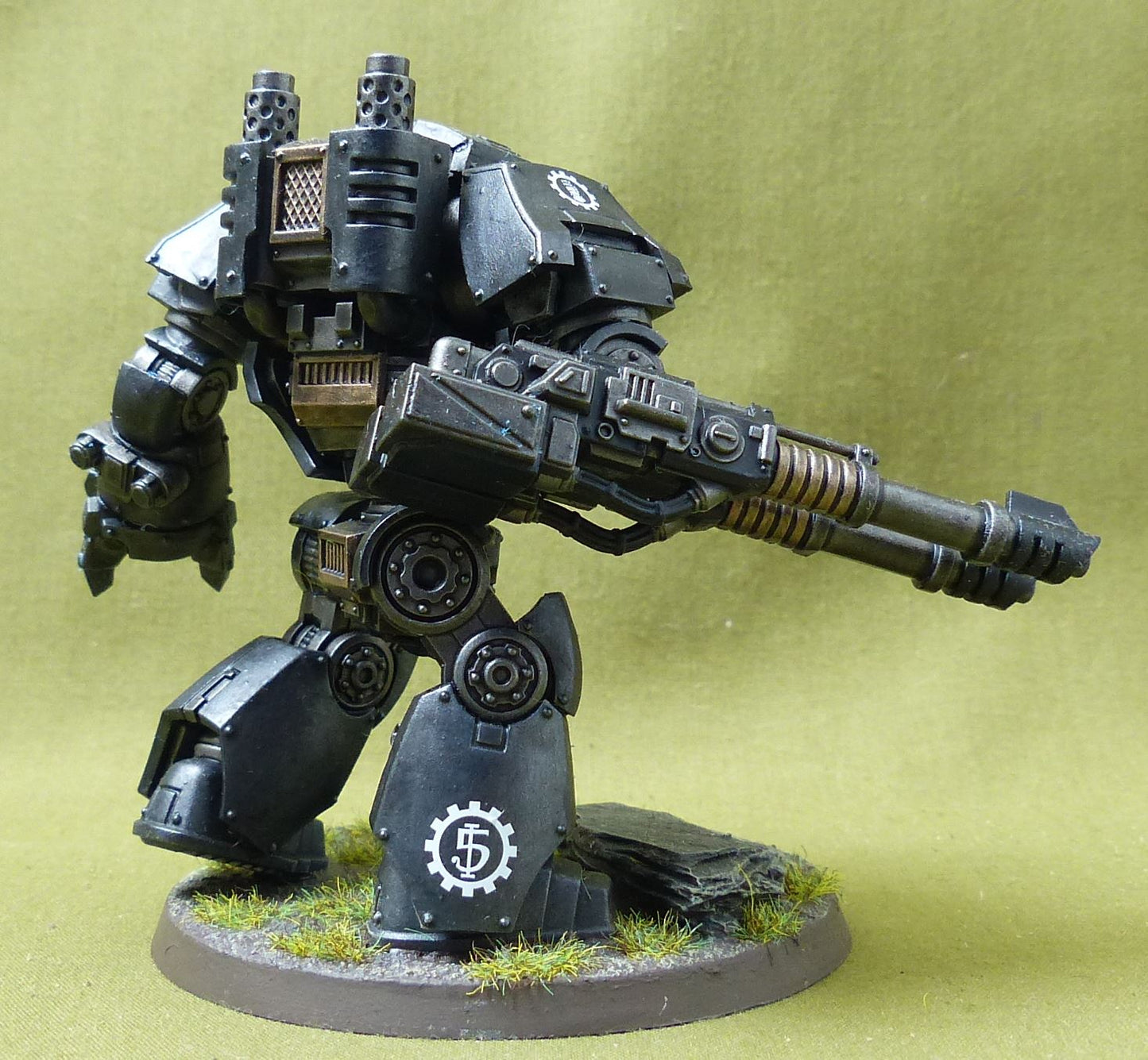 Contemptor Dreadnought painted - Imperial Fists - Warhammer Horus Heresy #7UY