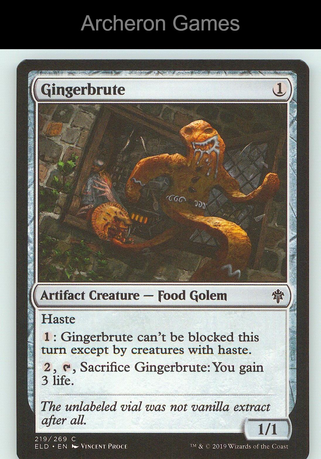 Gingerbrute ELD 219 C MTG Card NM/EX+