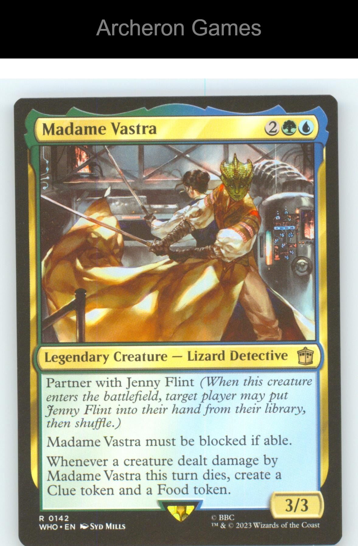 Madame Vastra WHO 142 R MTG Card NM/EX+