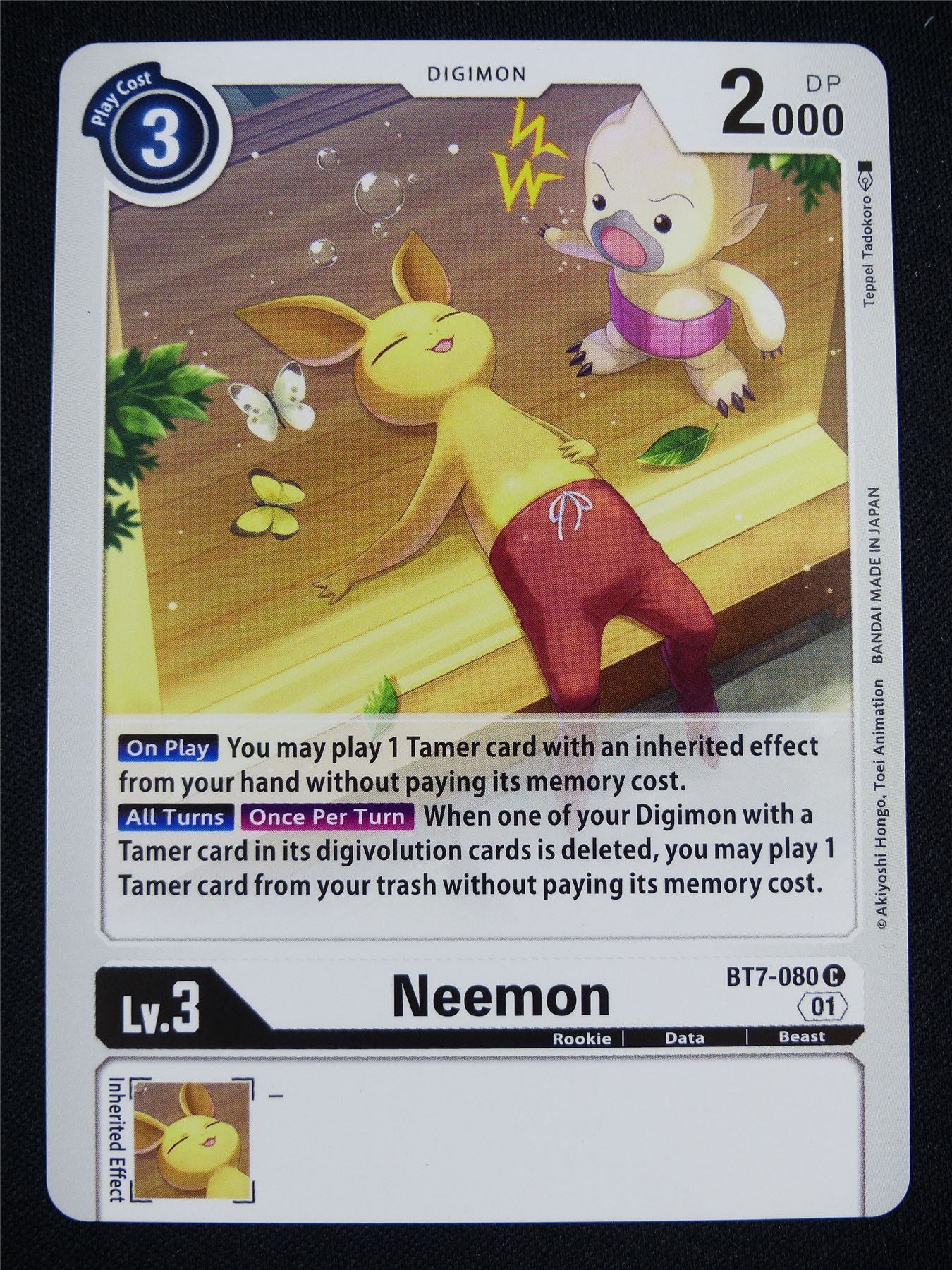 Neemon BT7-080 - Digimon Card #CL