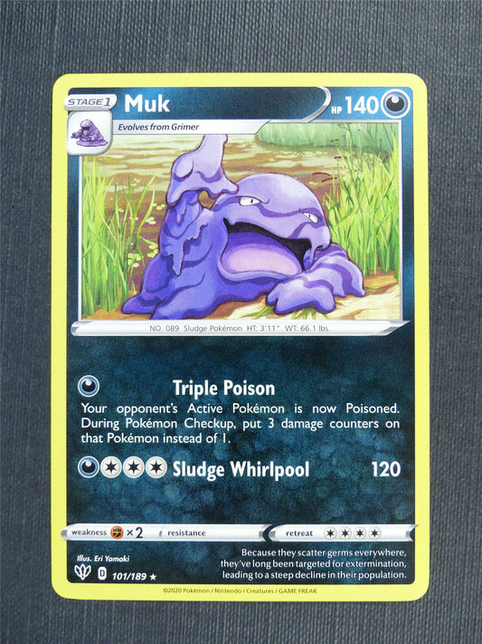Muk 101/189  - DAA - Pokemon Card  #38S