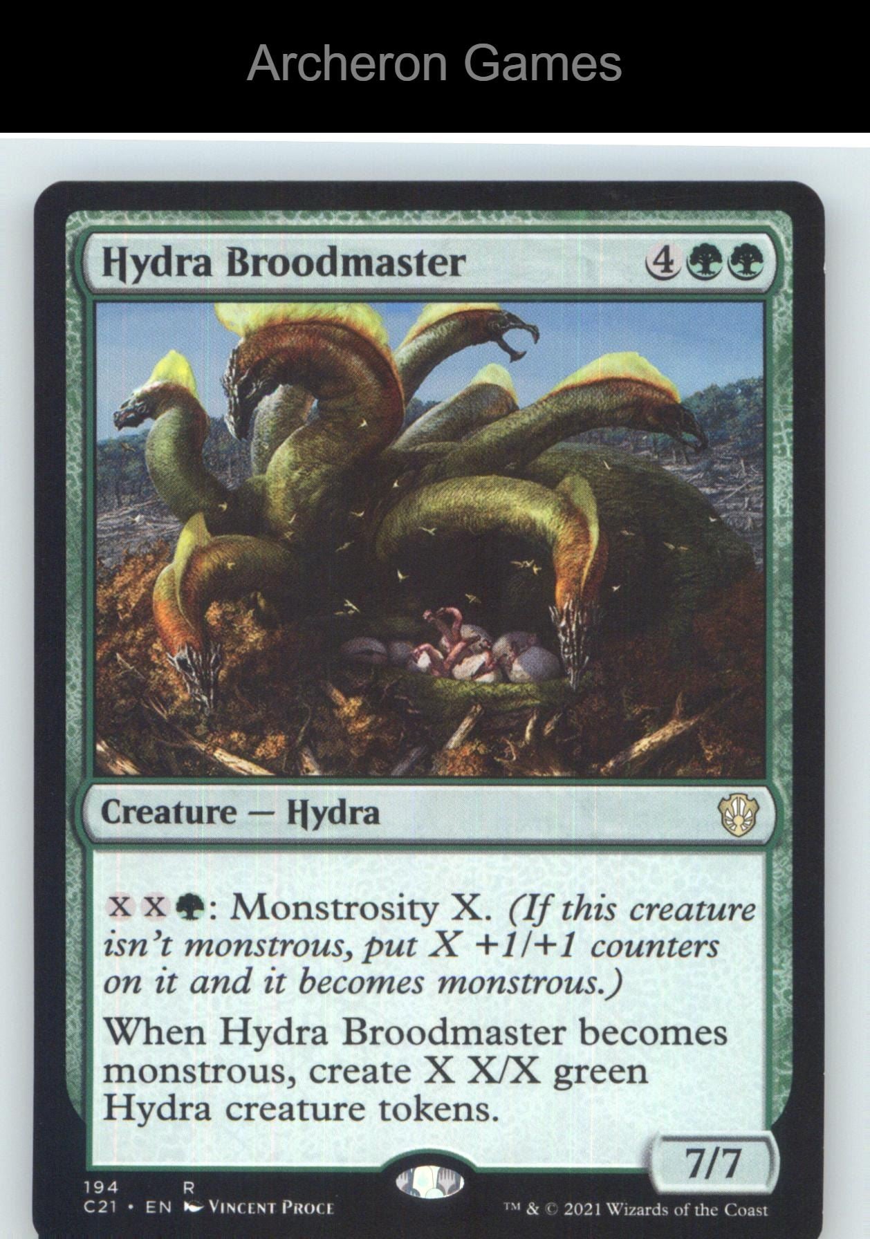Hydra Broodmaster C21 194 R MTG Card NM/EX+
