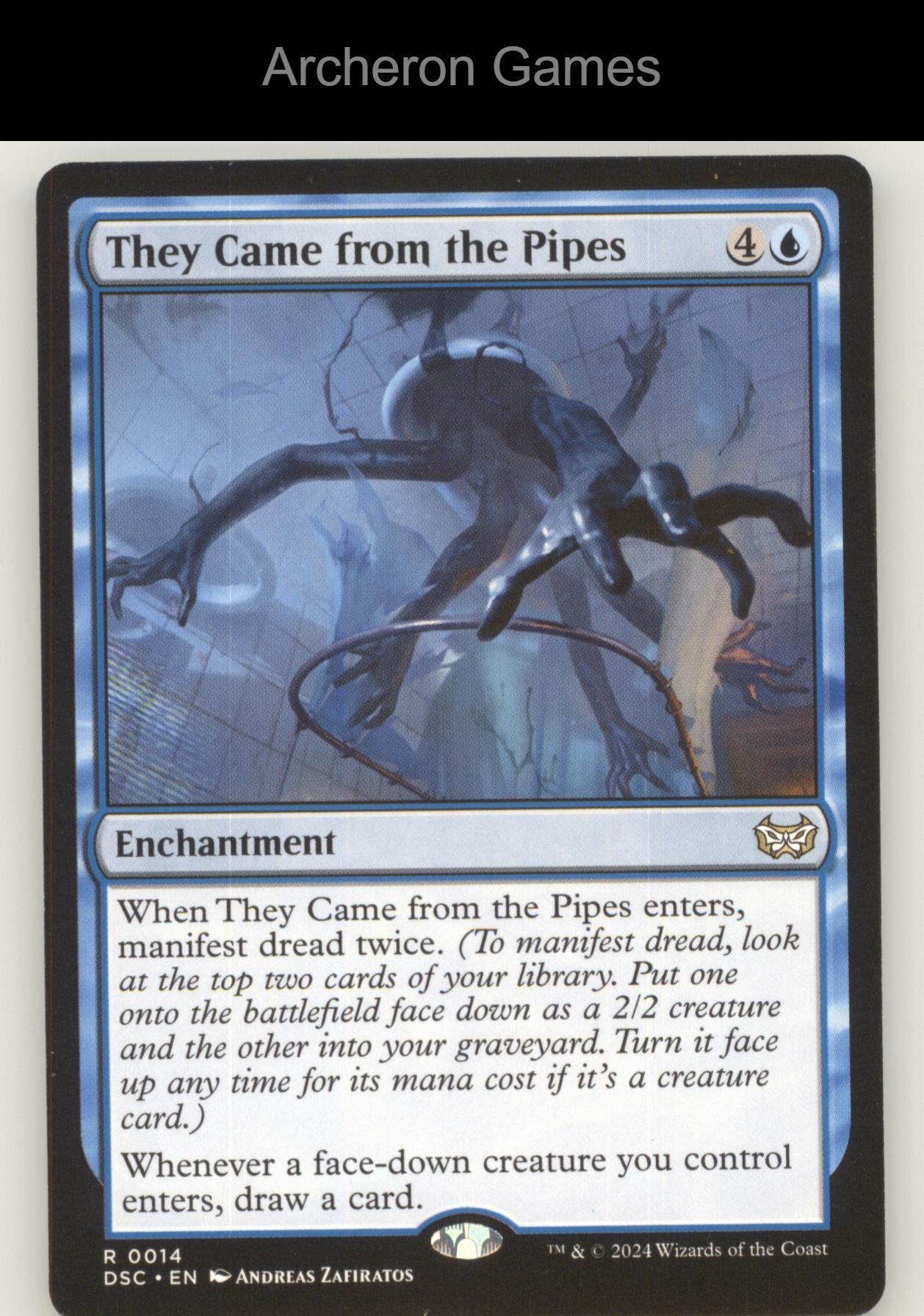 They Came from the Pipes 14 R MTG Card Commander: Duskmourn: House of Horror
