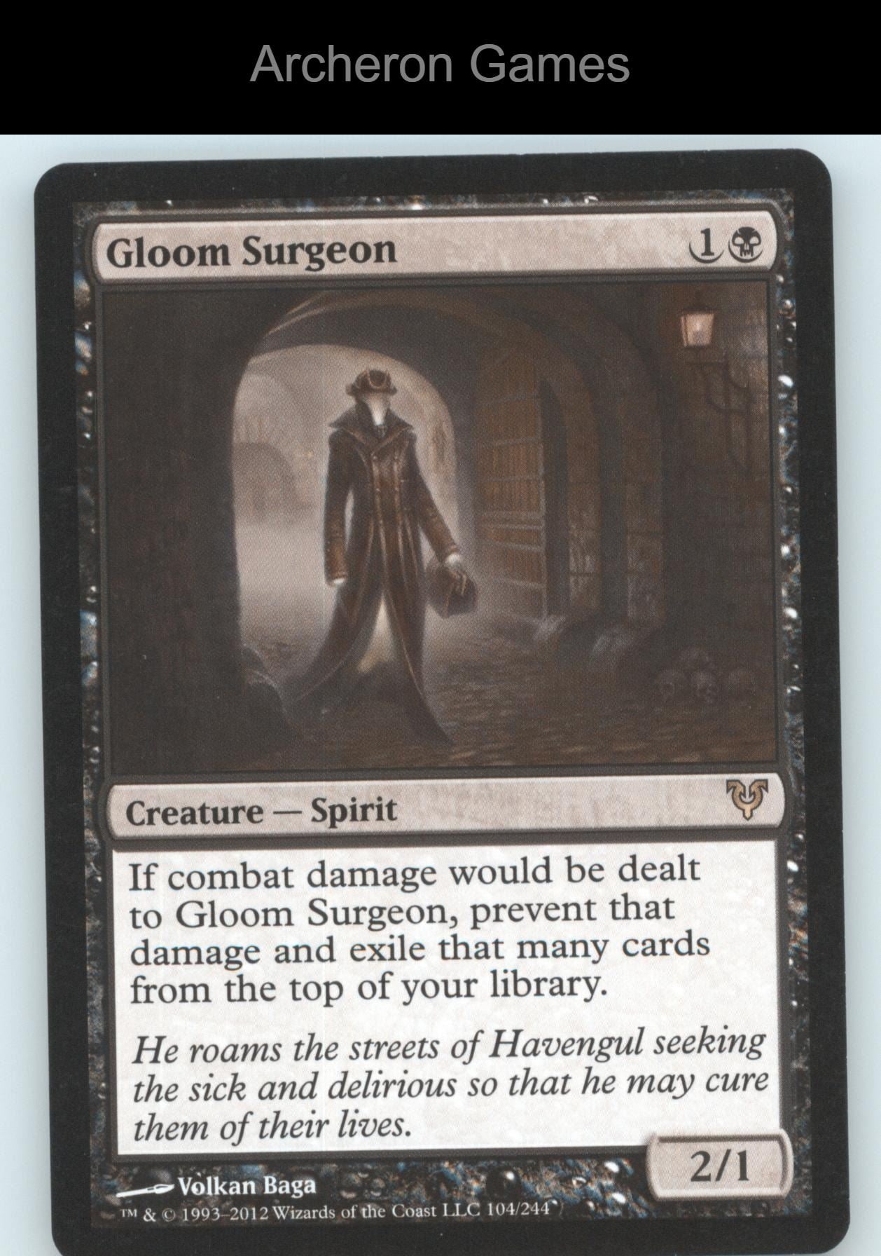 Gloom Surgeon 104 R MTG Card Avacyn Restored