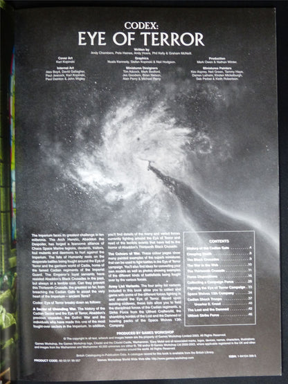 Eye of Terror Codex Softback - Warhammer 40K #1P7