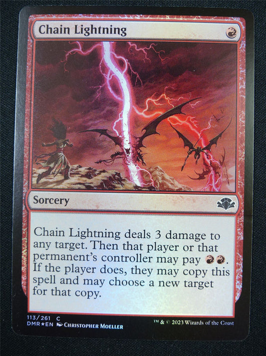 Chain Lightning Foil - DMR - Mtg Card #2J6