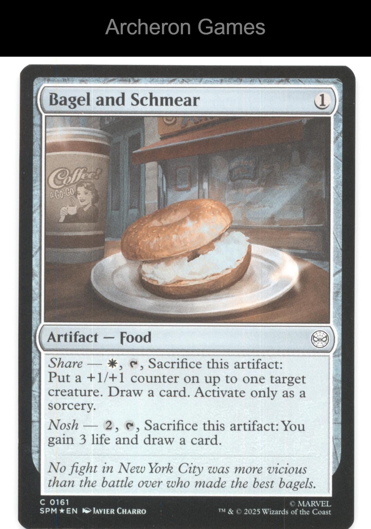 Bagel and Schmear 161 C MTG Card Marvel's Spider-Man