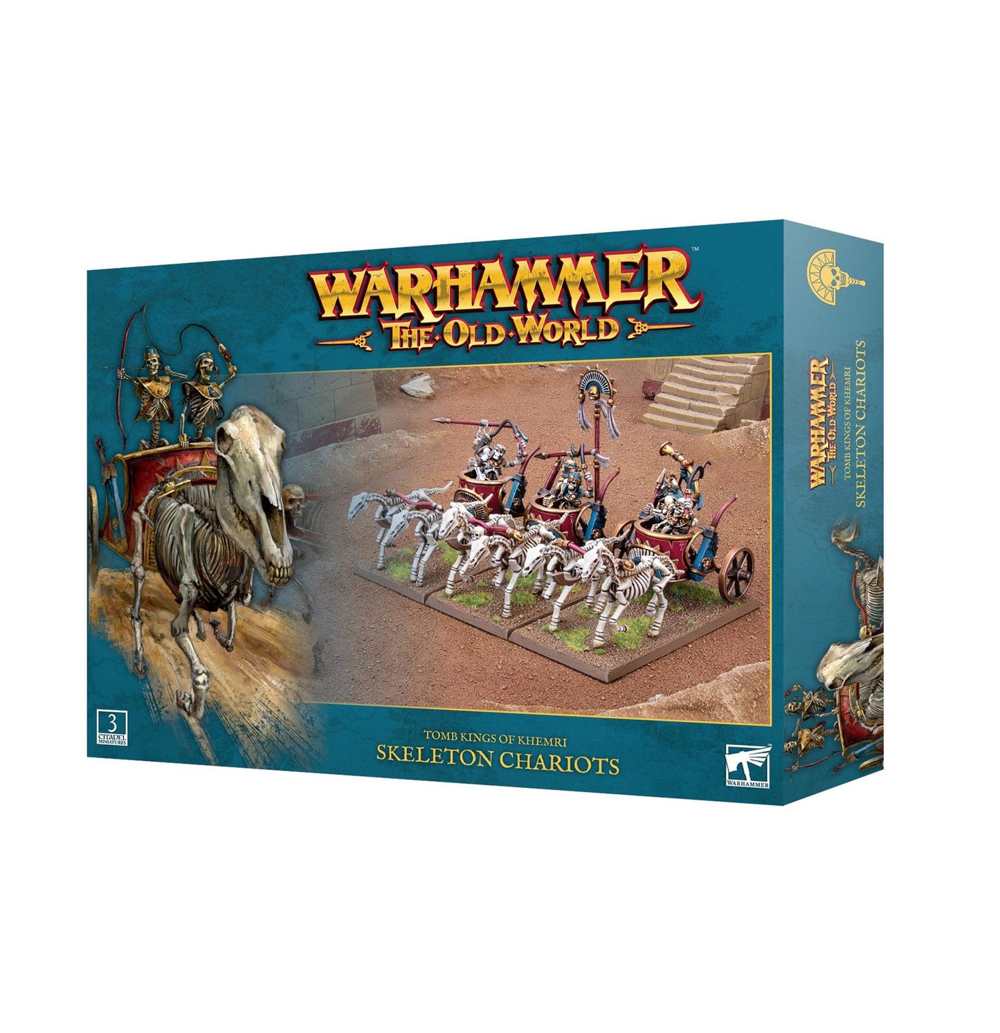 Skeleton Chariots - Tomb Kings of Khemri - Warhammer Old World - Available from 16/03/24