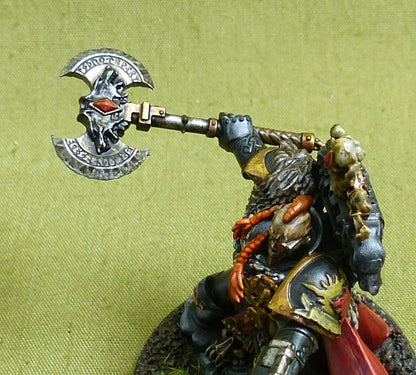 Wolf Lord Crom painted - Space Wolves - Warhammer Horus Heresy #4XF