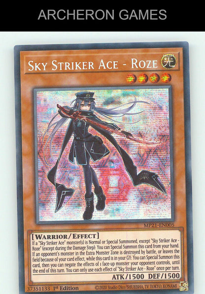 Sky Striker Ace - Roze SEC YUGIOH Card