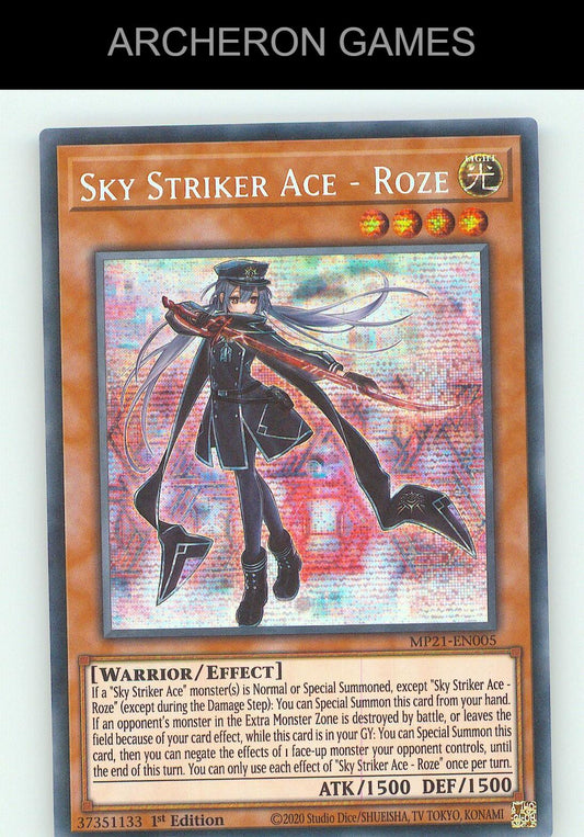 Sky Striker Ace - Roze SEC YUGIOH Card