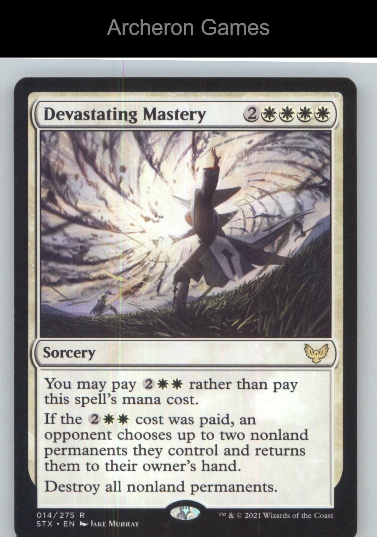 Devastating Mastery STX 14 R MTG Card NM/EX+