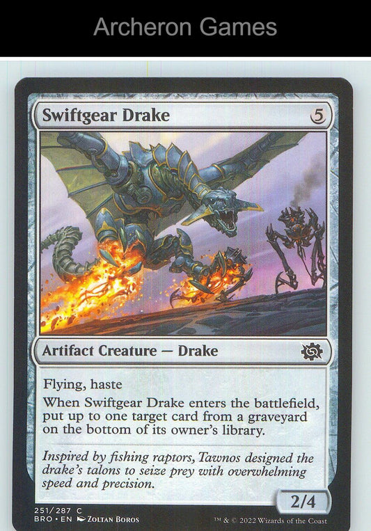 Swiftgear Drake BRO 251 C MTG Card NM/EX+