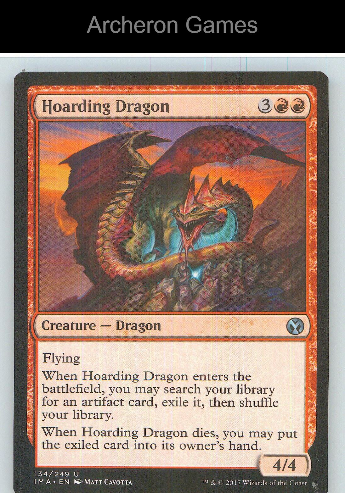 Hoarding Dragon PLST 134/249 UC MTG Card NM/EX+