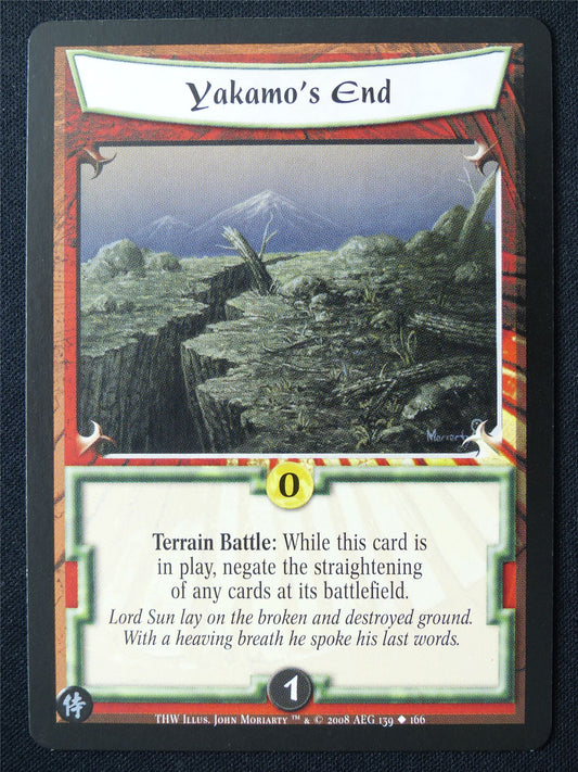 Yakamo's End - THW - Legend of the Five Rings L5R Card #116