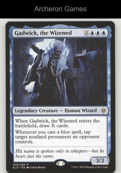Gadwick, the Wizened 48 R MTG Card Throne of Eldraine