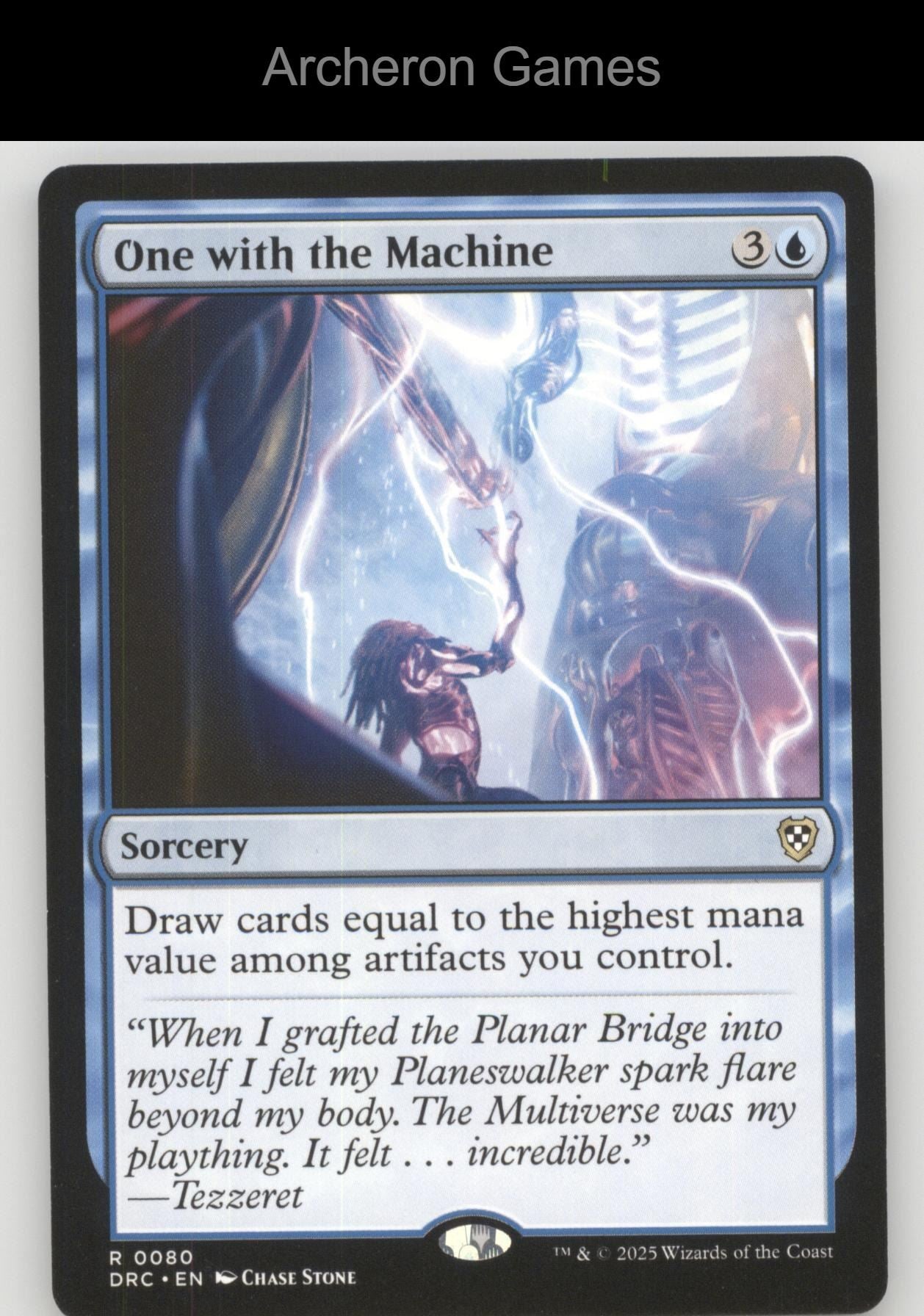 One with the Machine 80 R MTG Card Commander: Aetherdrift