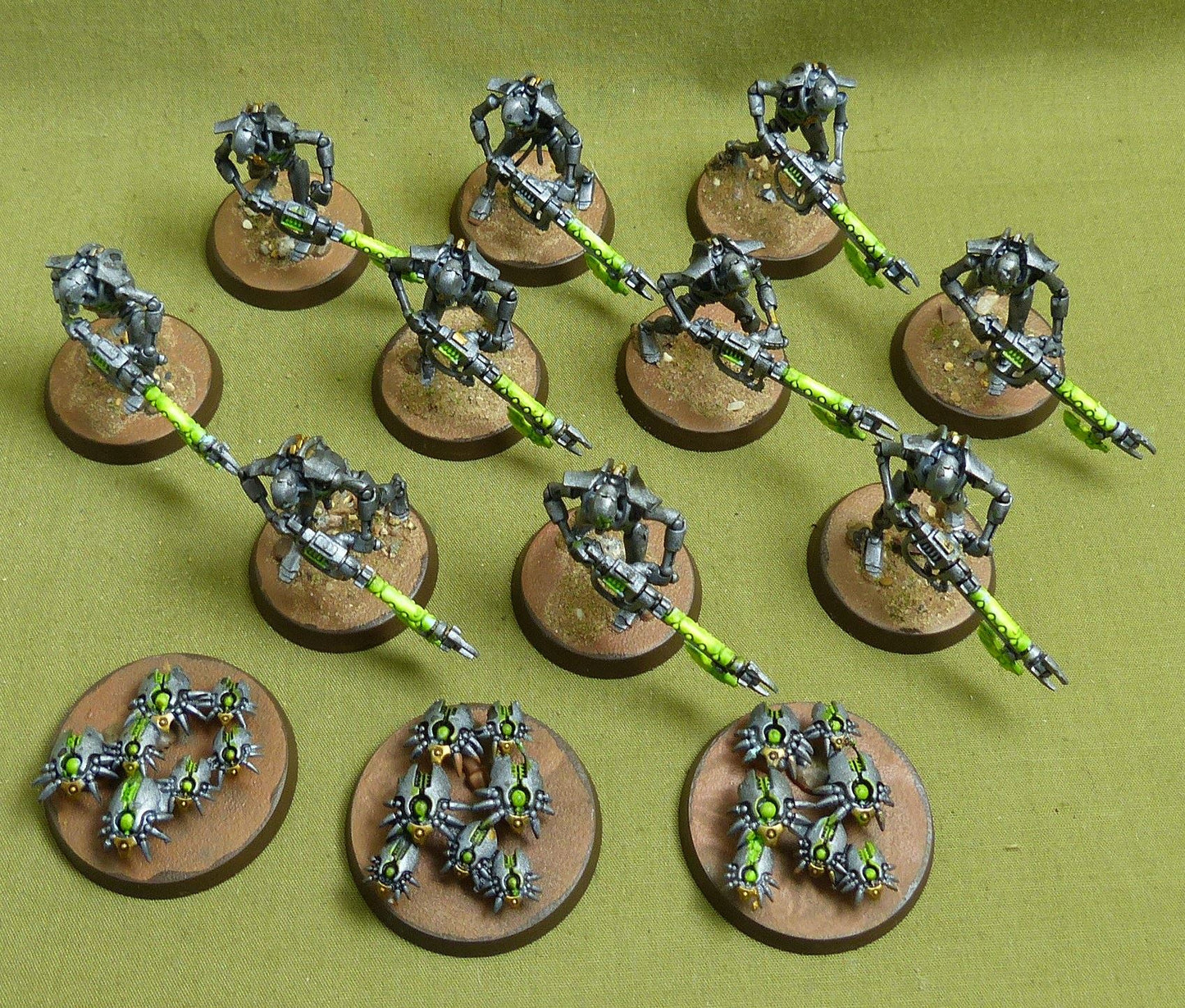 Necron Warriors painted - Necrons - Warhammer 40K #2DN