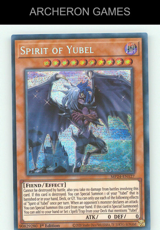 Spirit of Yubel SEC YUGIOH Card